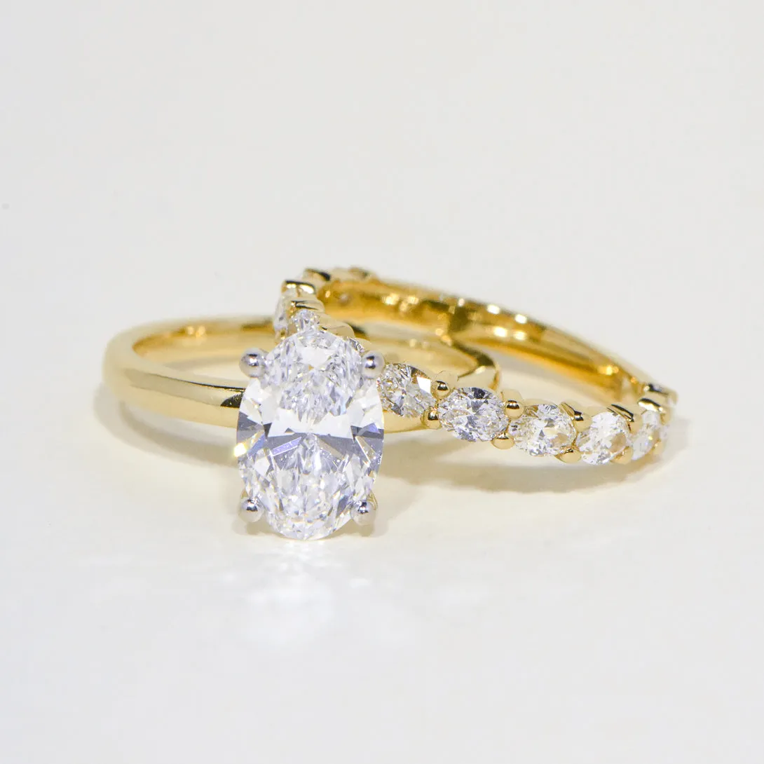 Helena | Oval Solitaire Diamond Engagement Ring