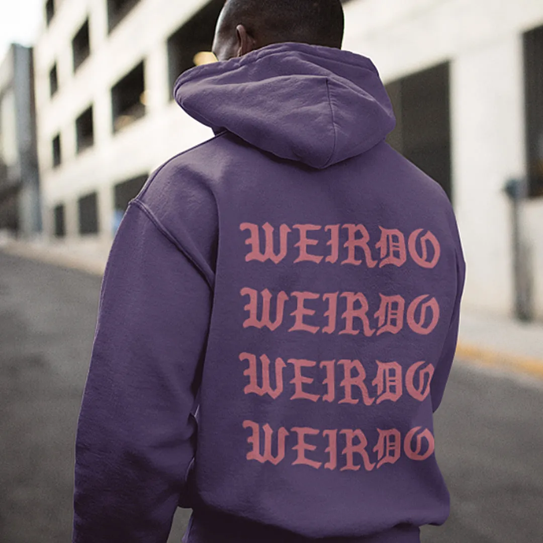 I Feel Like a Weirdo Hoodie | Purple