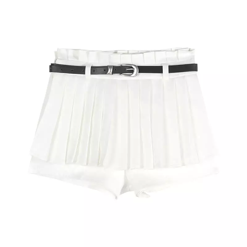 Ins high waist jk pleated skirt BY1122