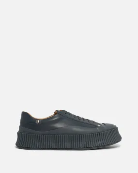 Jil Sander Rivet Sneakers in Fog