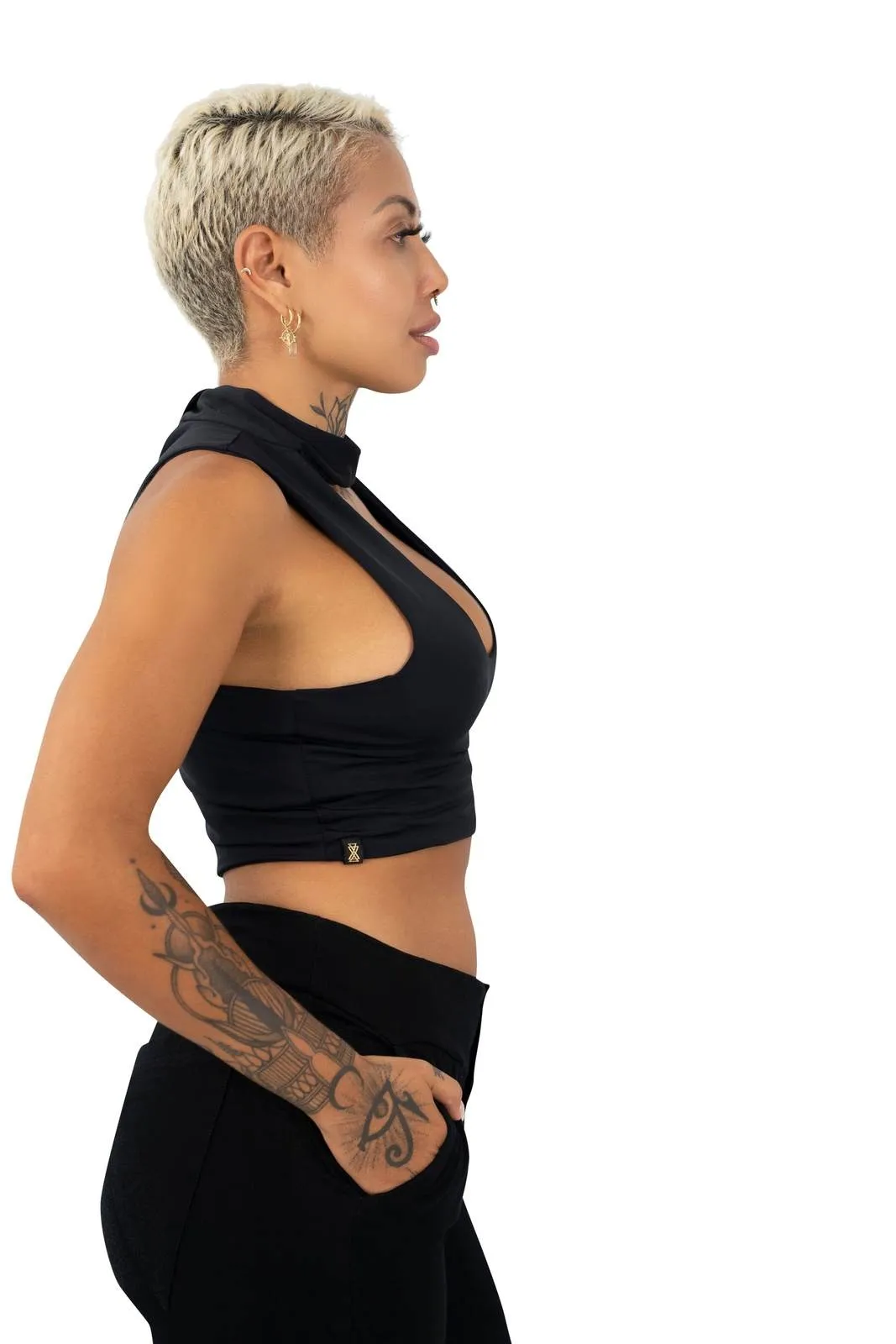 Kenya Choker Crop Top