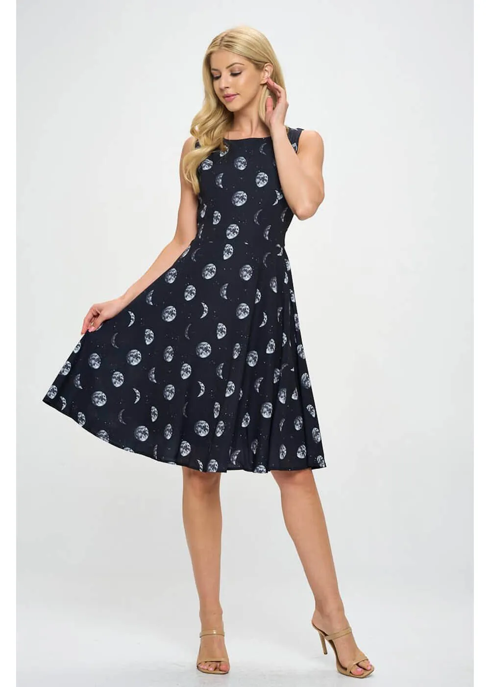 LA Soul Ivy Moon A-Line Dress Black