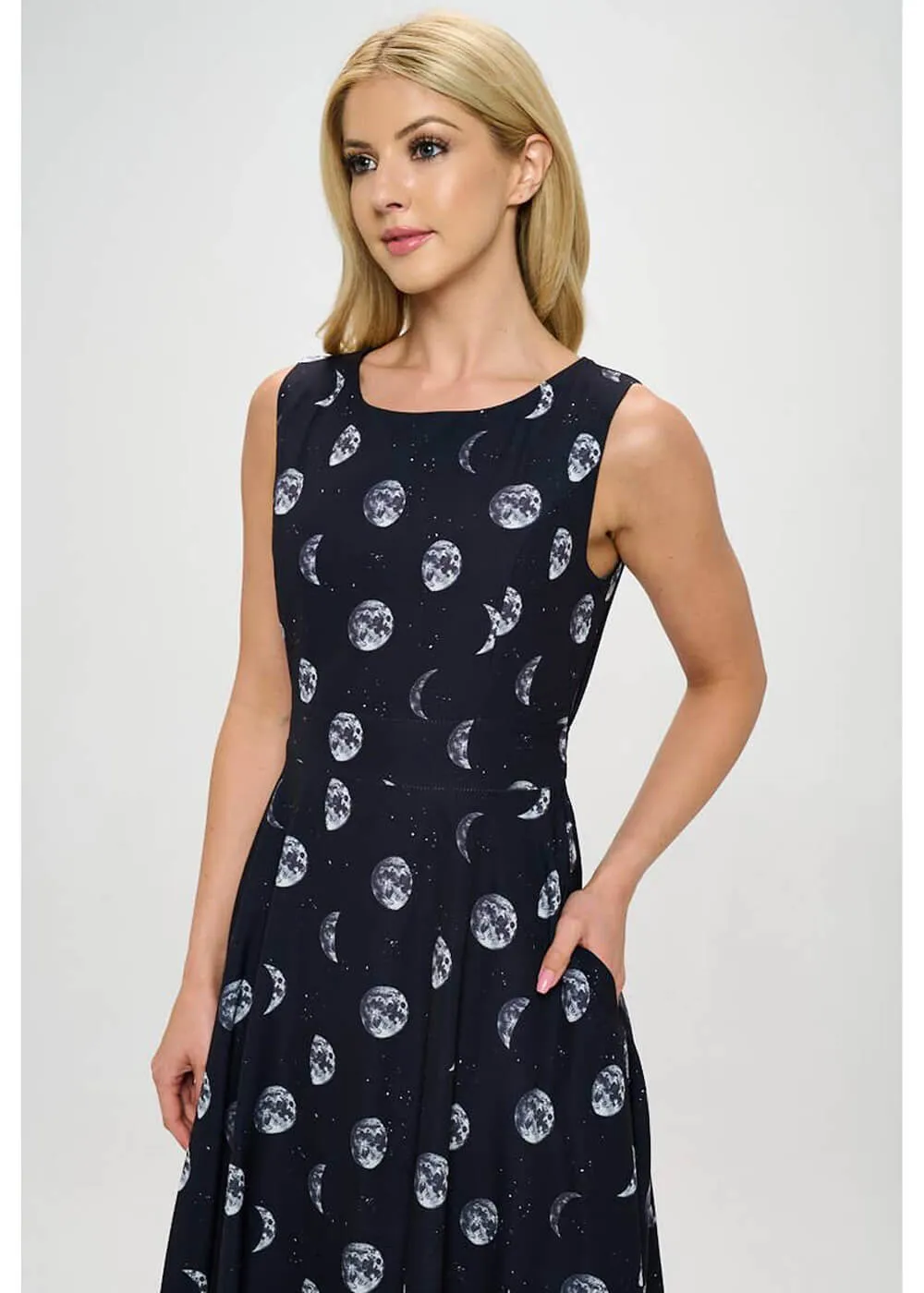 LA Soul Ivy Moon A-Line Dress Black