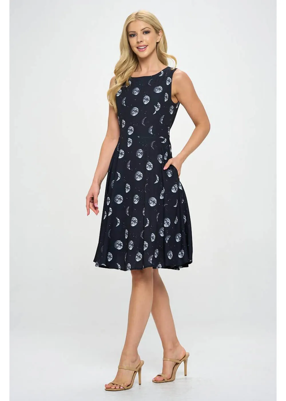 LA Soul Ivy Moon A-Line Dress Black