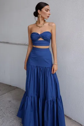 Leilani Maxi Skirt - Sapphire