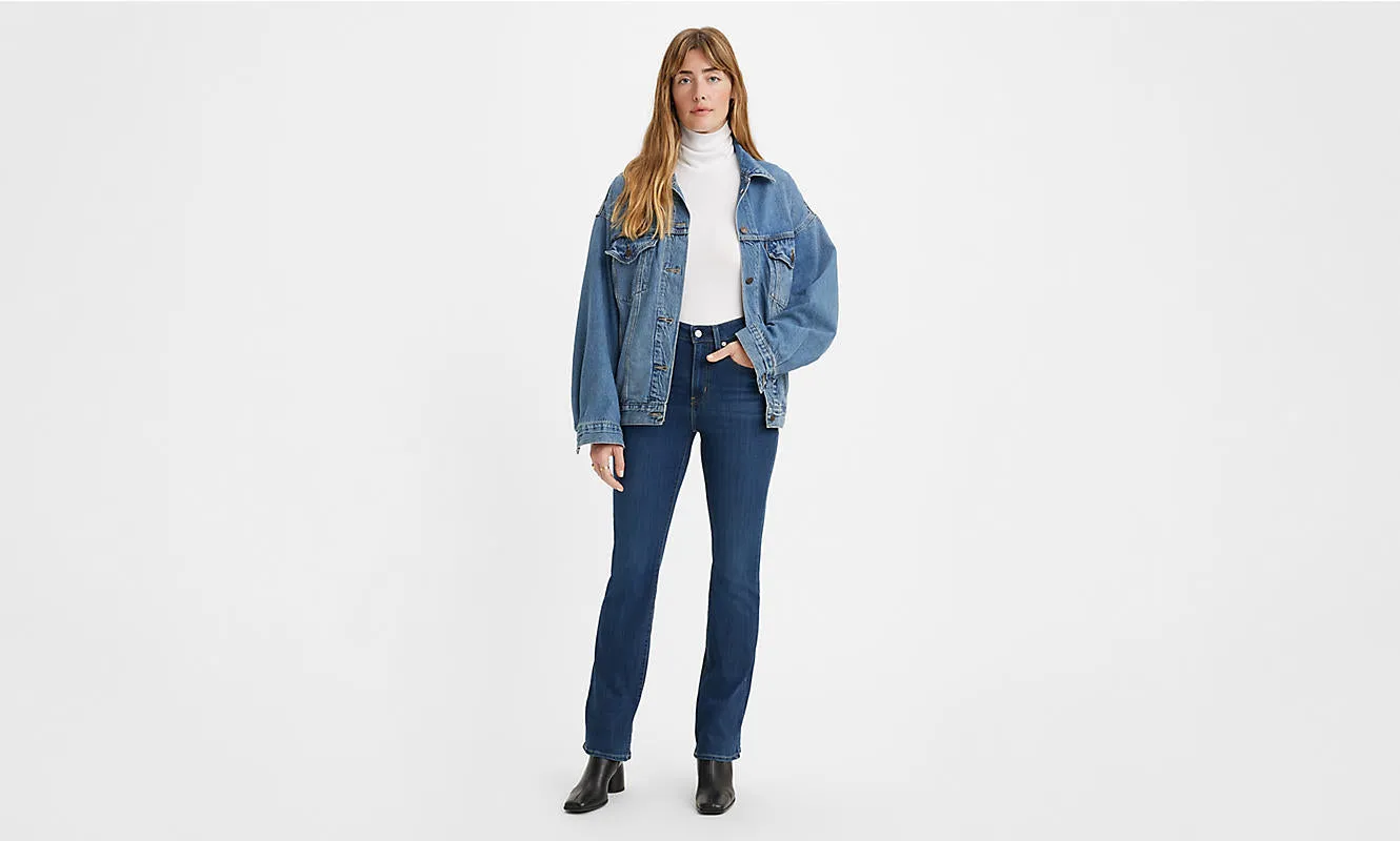 Levis 725 High Rise Bootcut Lapis Dark Horse