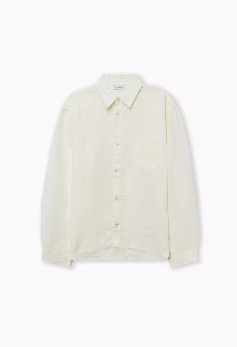 Linen Cloak Button Up / Ivory