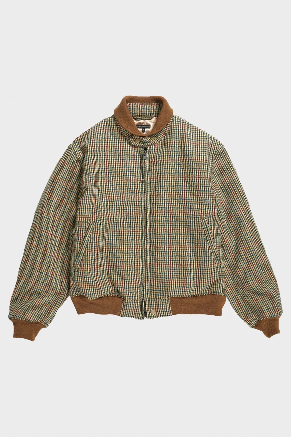 LL Jacket - Khaki Acrylic Wool Gunclub Check