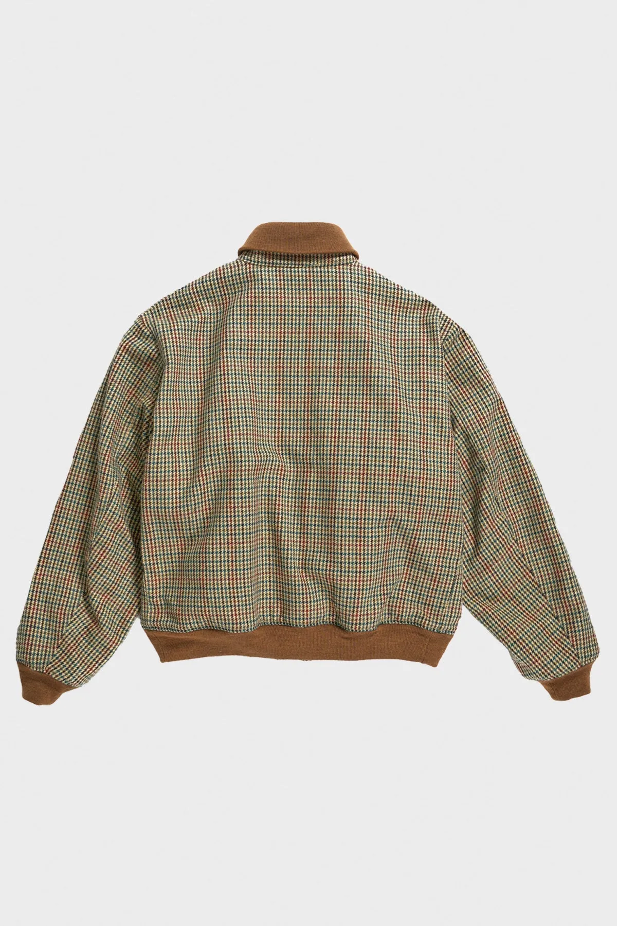 LL Jacket - Khaki Acrylic Wool Gunclub Check