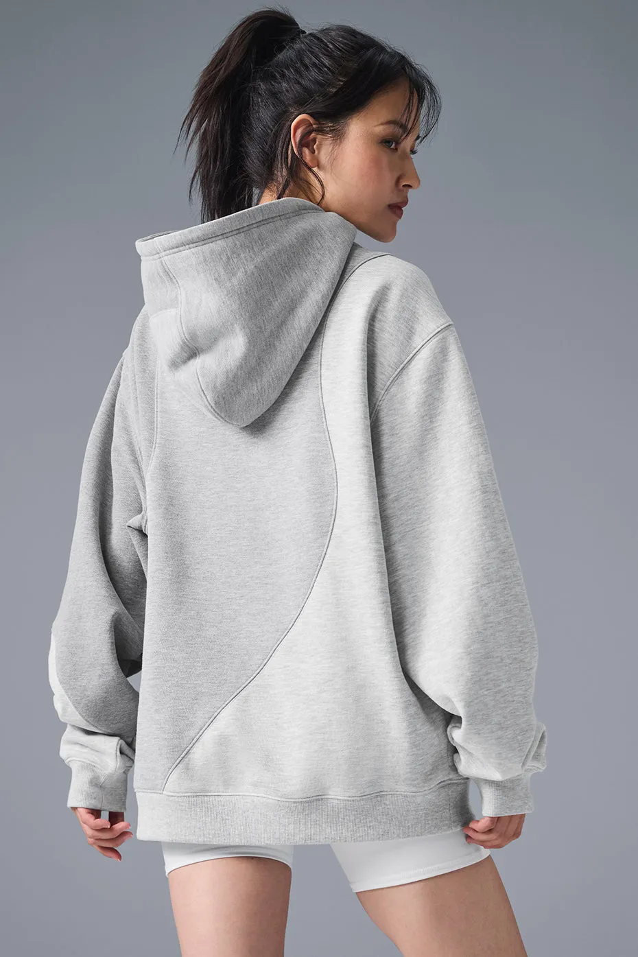 Make Waves Hoodie - Athletic Heather Grey Tonal