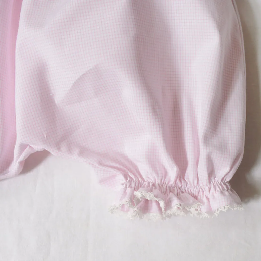 Makié Baby Alba Bloomers Pink Gingham Checks