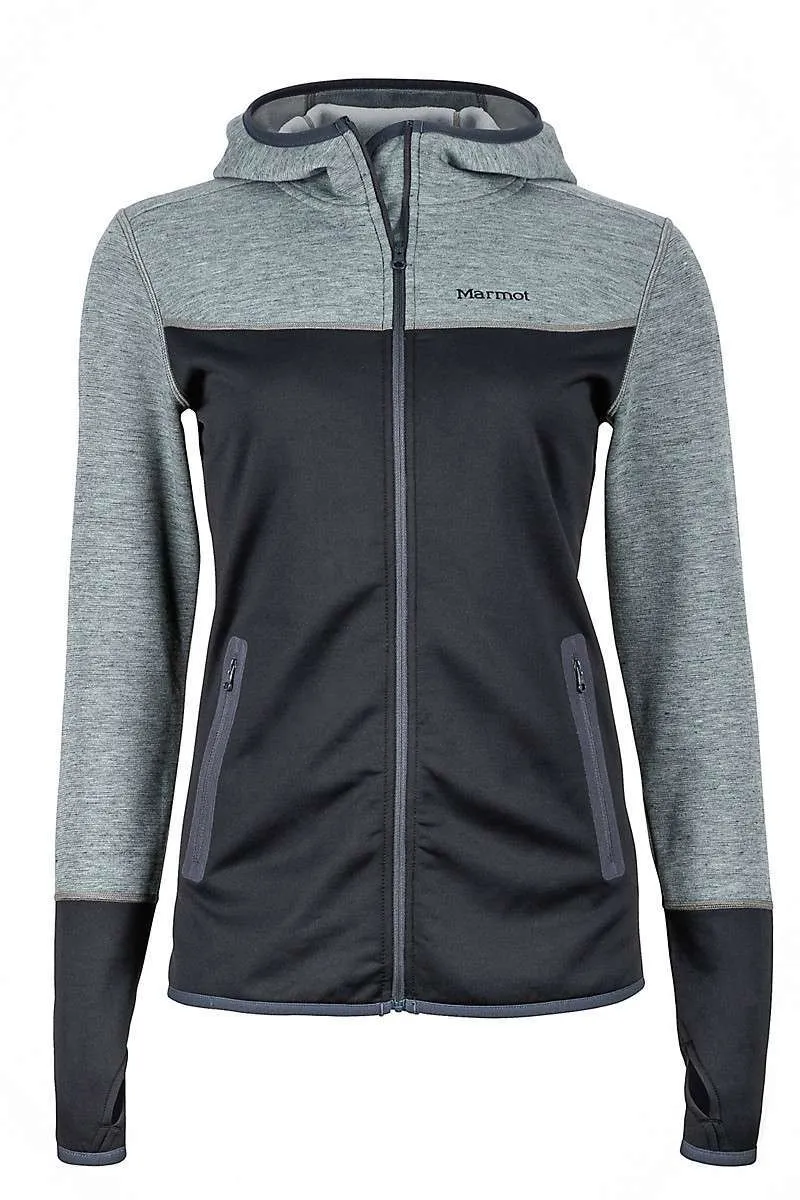 Marmot Women’s Sirona Hoodie – Black/Dark Steel