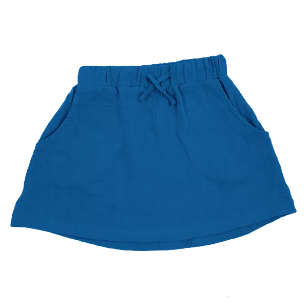 Maxomorra Blue Muslin Skirt