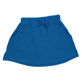 Maxomorra Blue Muslin Skirt