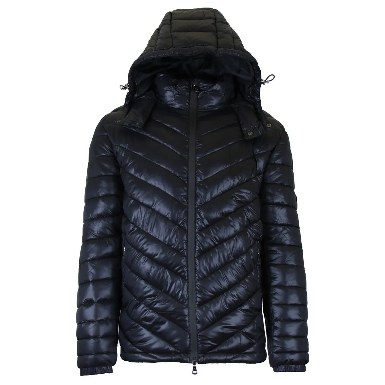 Men's Heavyweight Quilted Hooded Puffer Jacket