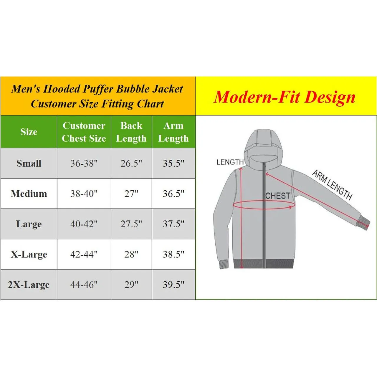 Men's Heavyweight Quilted Hooded Puffer Jacket