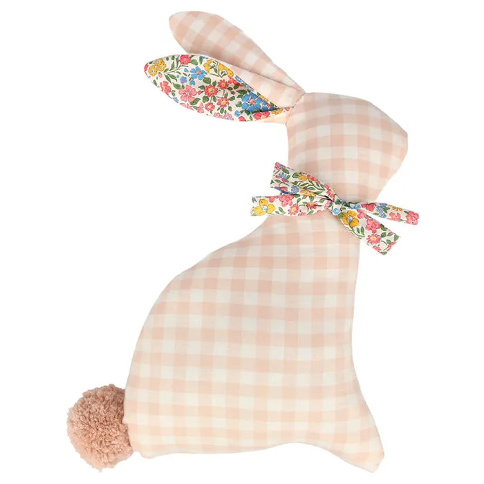 Meri Meri Gingham Bunny Cushion Home