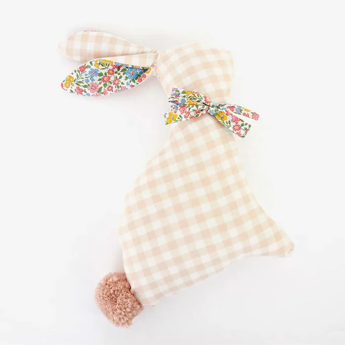 Meri Meri Gingham Bunny Cushion Home