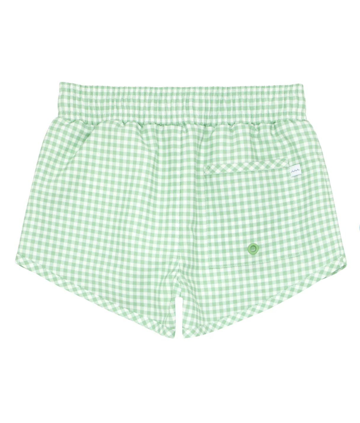 Minnow - Boys Palm Gingham Boardie