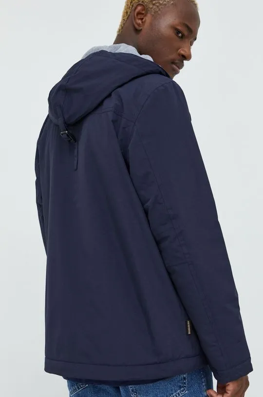 Napapijri jacket men's navy blue color