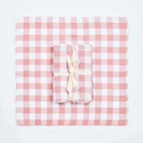 Napkin Gingham Pink (Set of 6)