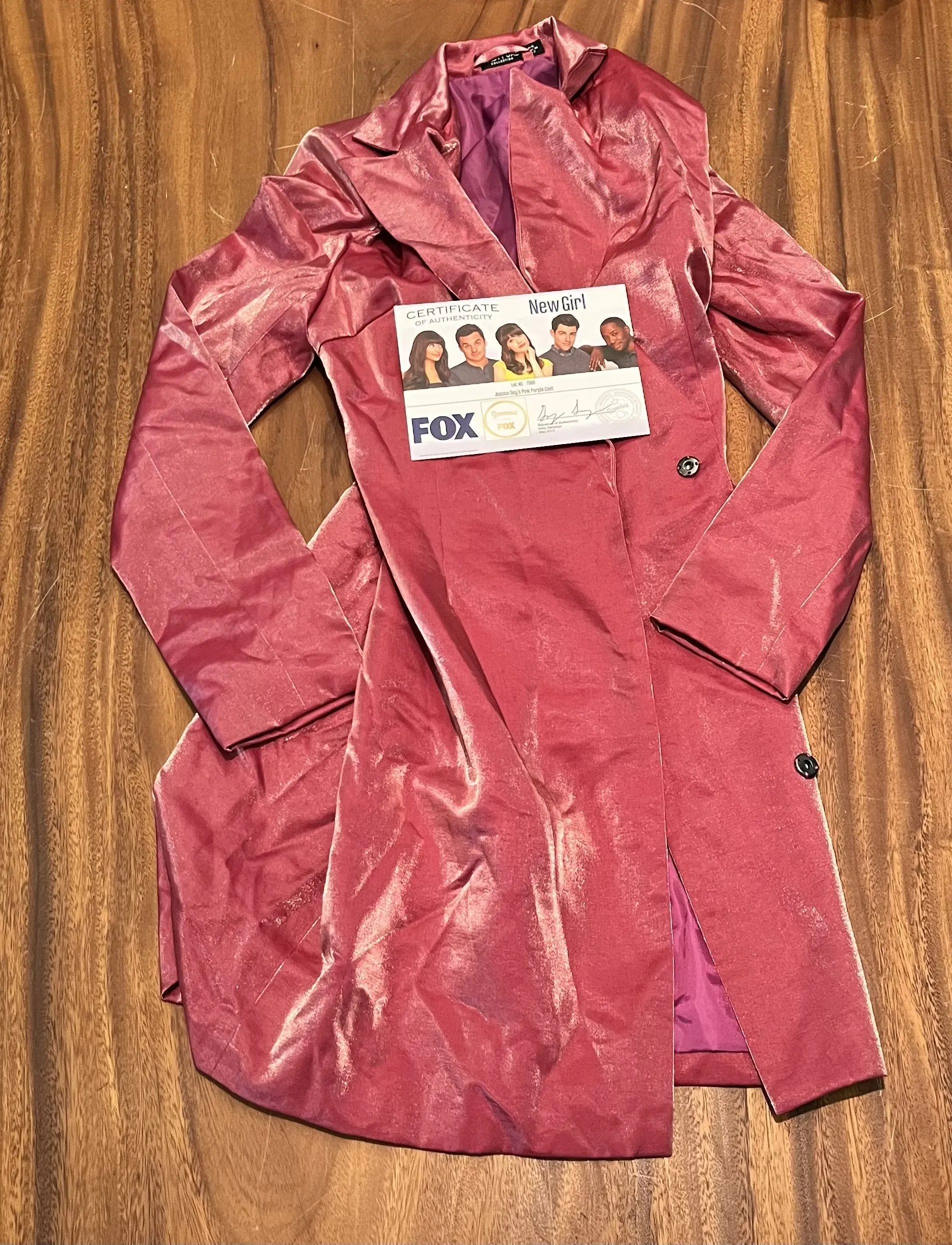 NEW GIRL: Jess' Purple and Pink Jacket