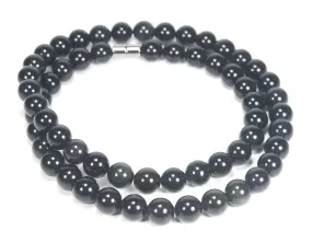 Obsidian Necklace (10mm Medium Beads)