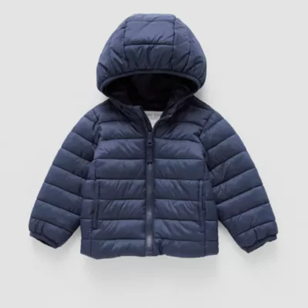 Okie Dokie Baby & Toddler Boys Hooded Midweight Puffer Jacket