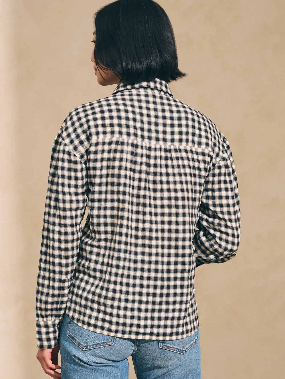 Olli Top - Moonlit Gingham