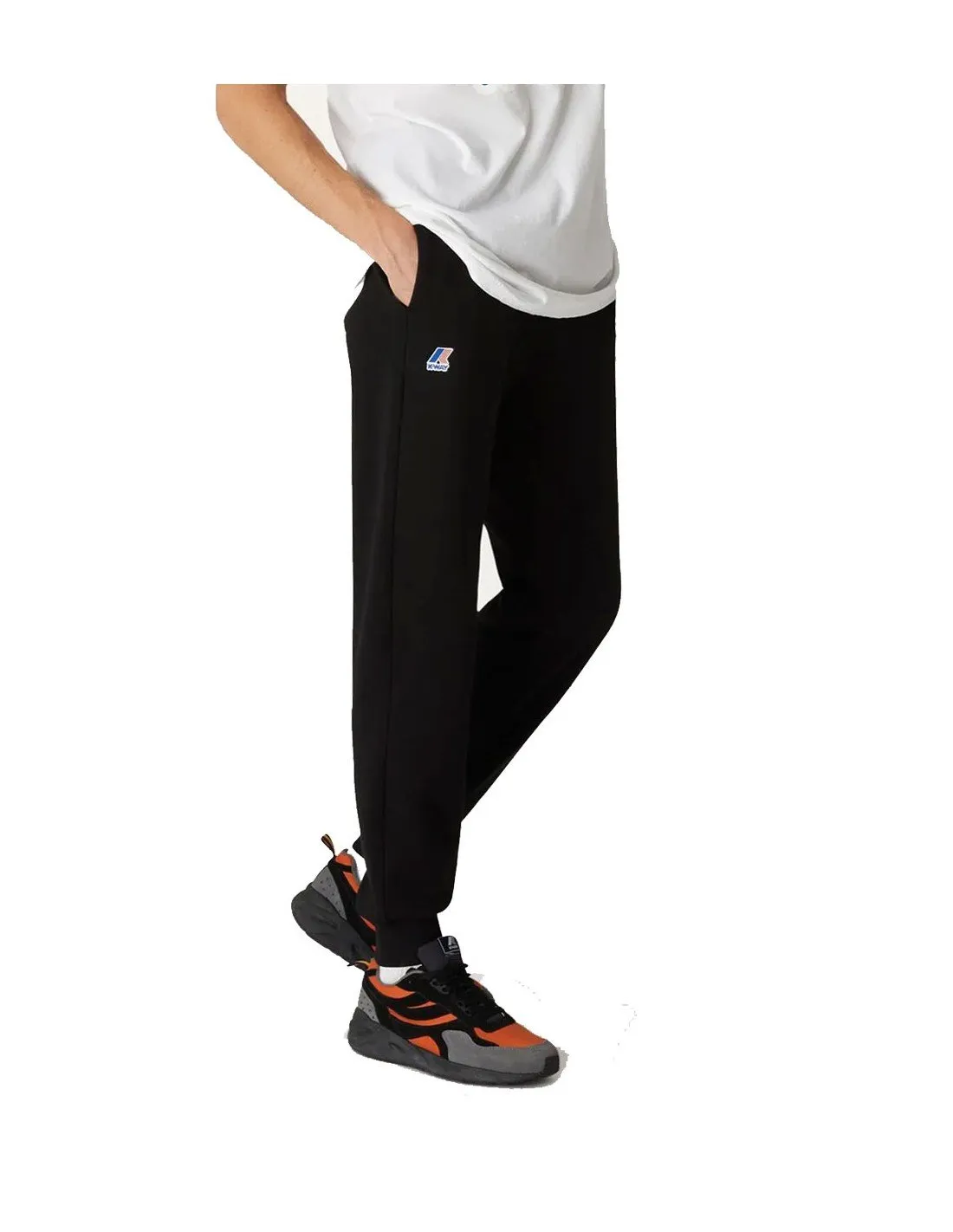 Pantalone K-way uomo K3115EW Le vrai bishop nero