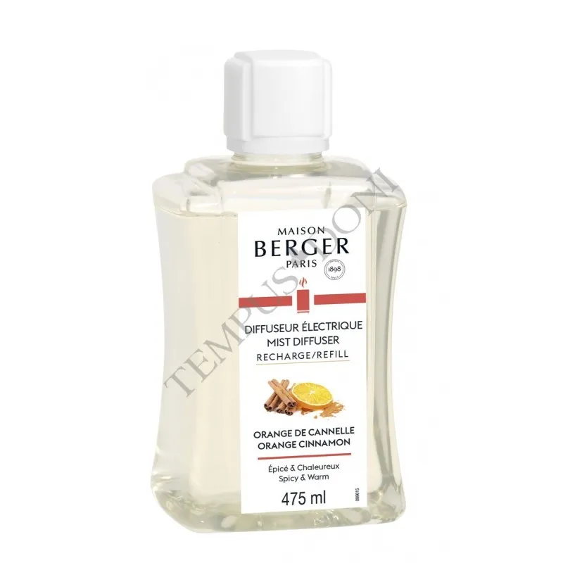 PARFUM BERGER - Ricarica - ORANGE DE CANNELLE - LAMPE BERGER - ricarica per diffusore - Tempus Doni