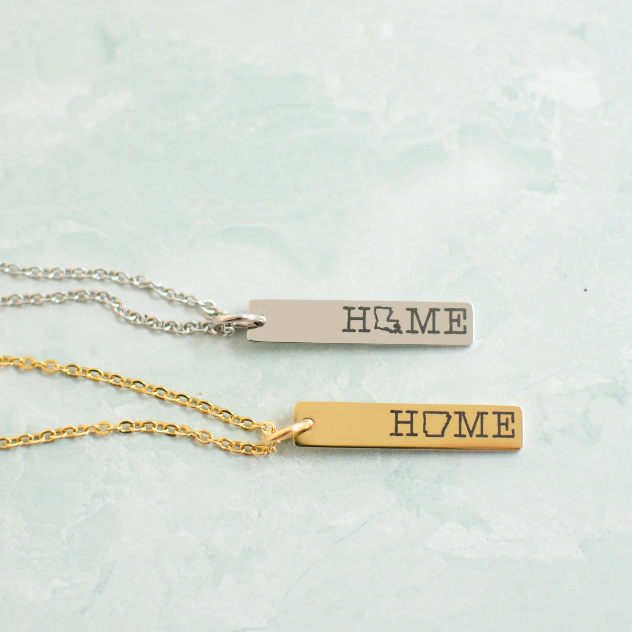 Personalized Home Bar Necklace