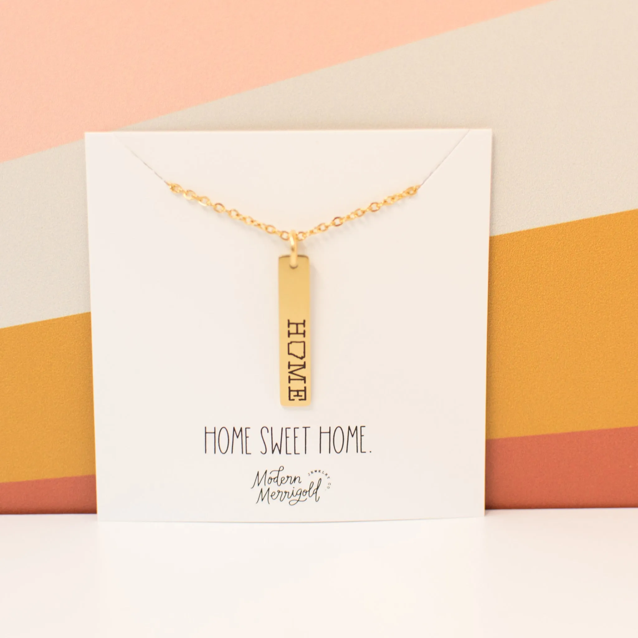 Personalized Home Bar Necklace