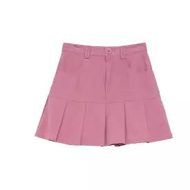 Pink pleated skirt by61520