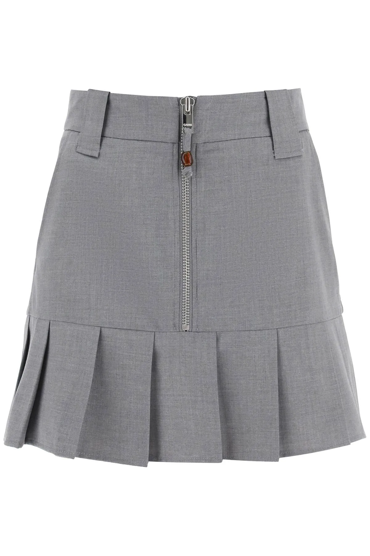 Pleated Mini Skirt