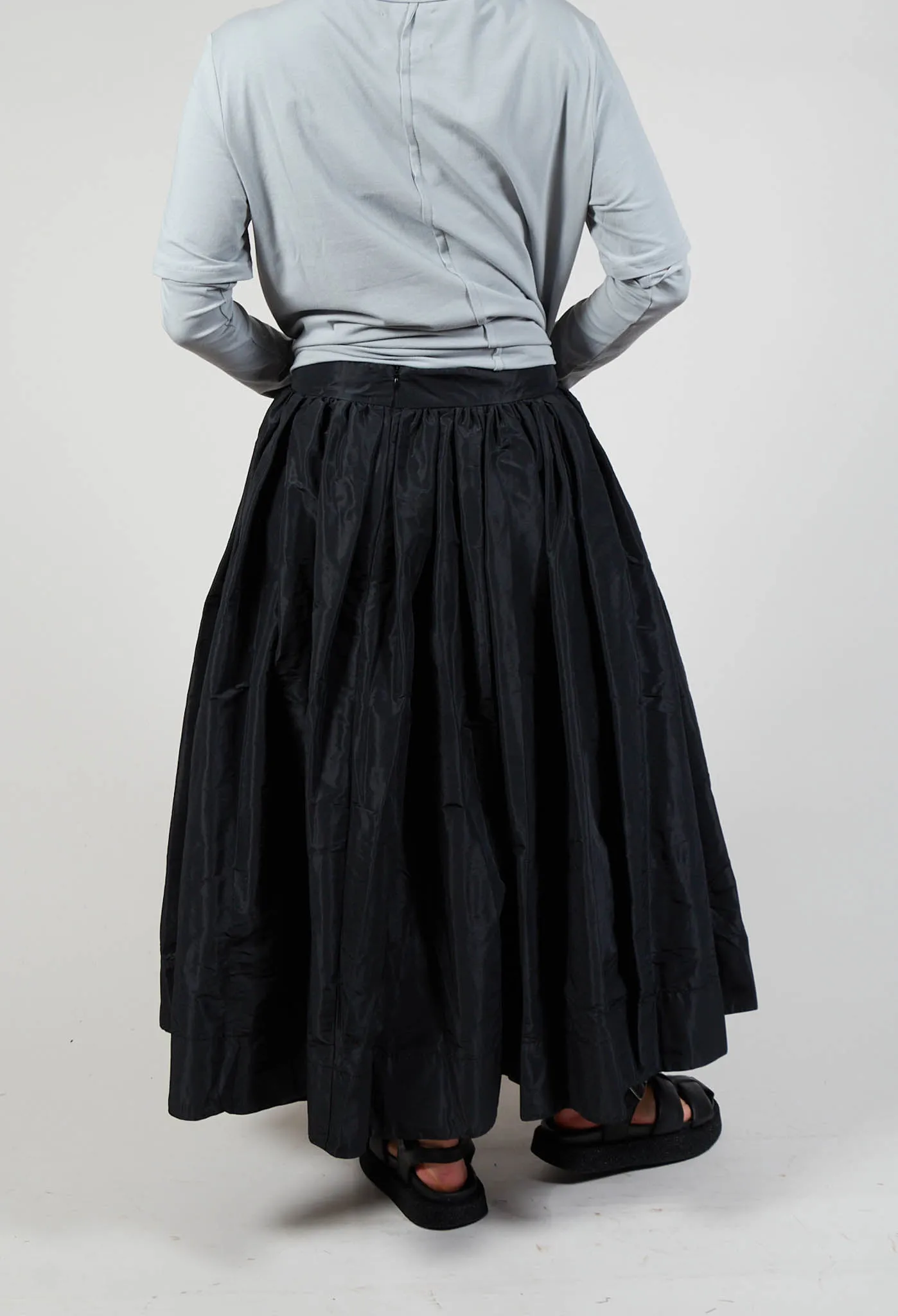 Pleated Skirt in Black