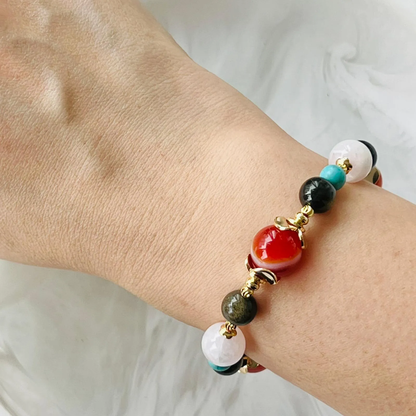 Pocahontas Carnelian GHW Bracelet