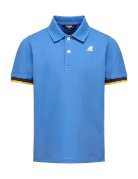 Polo K-way uomo K7121IW Vincent blu china PE23