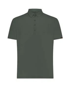 Polo RRD uomo Oxford Logo 24218 verde forest