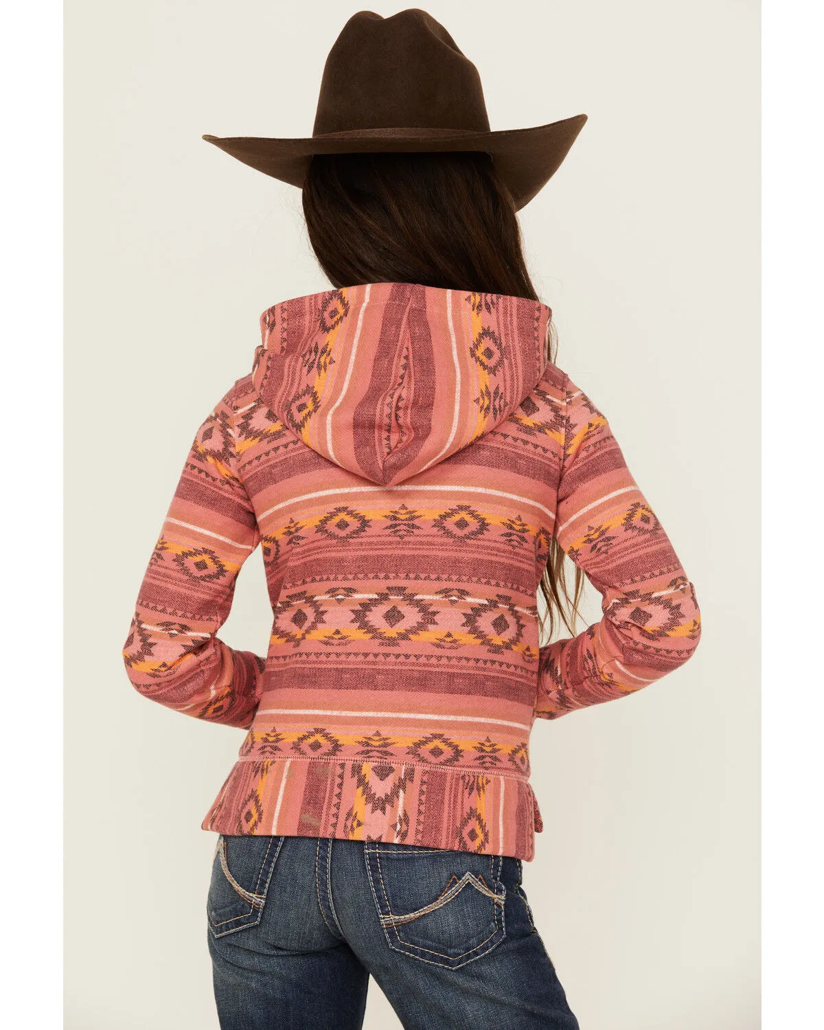 Product Name:  Cruel Girl Girls' Southwestern Print Hoodie