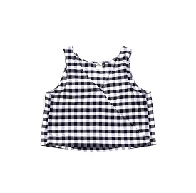 Punkwasp Gingham Reversible Tank - Black