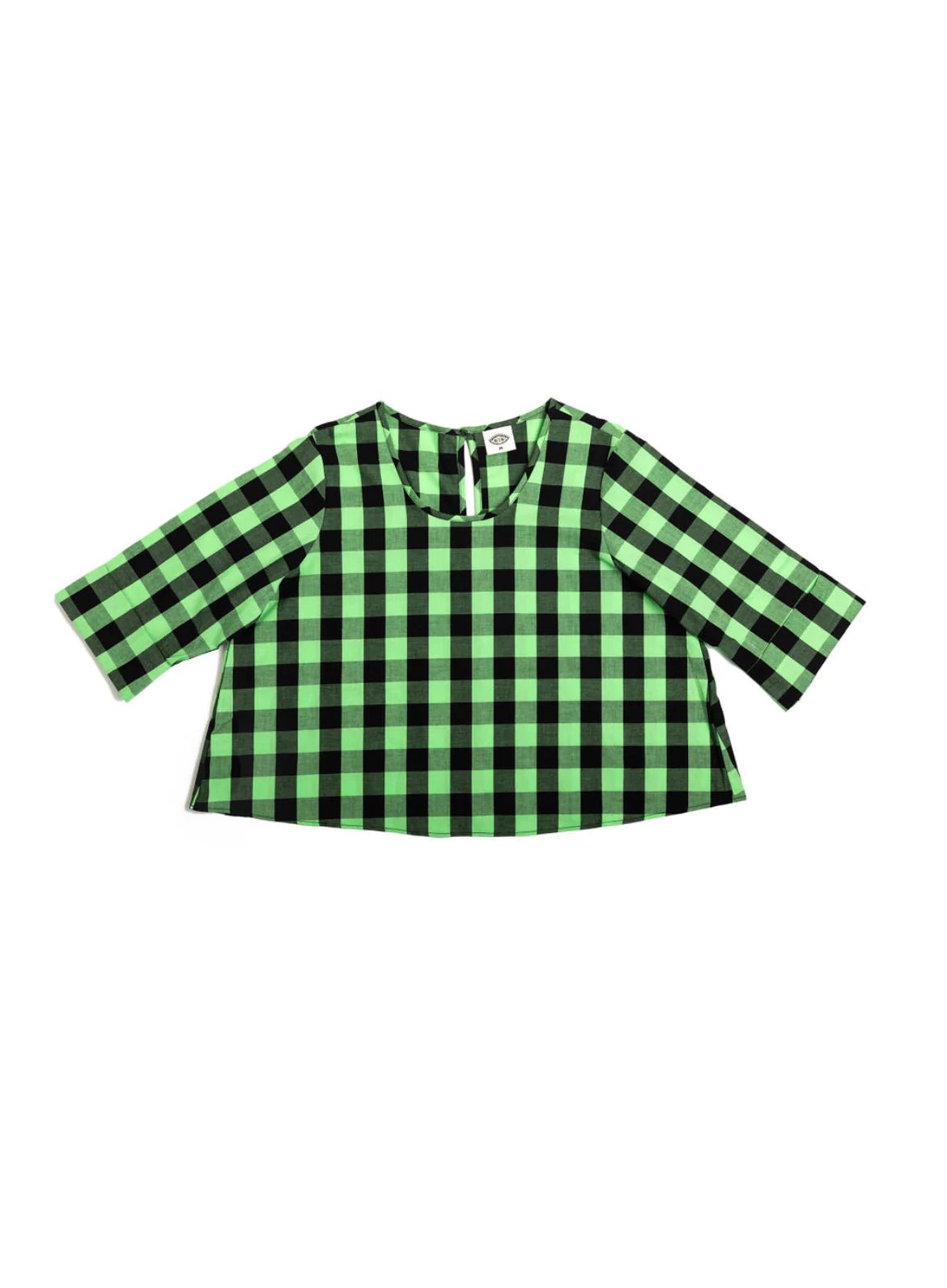 Punkwasp Keyhole Top - Acid Gingham