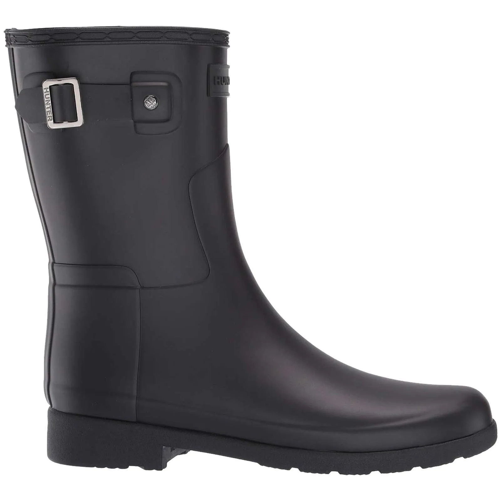 Refined Slim Fit Rubber Women's Short Wellington Boots