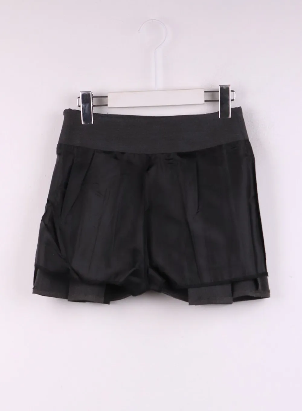 Ribbon Pleated Mini Skirt CJ429