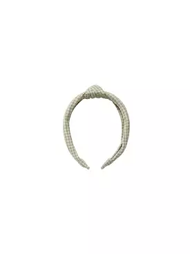 Rylee & Cru - Sage Gingham Knotted Headband