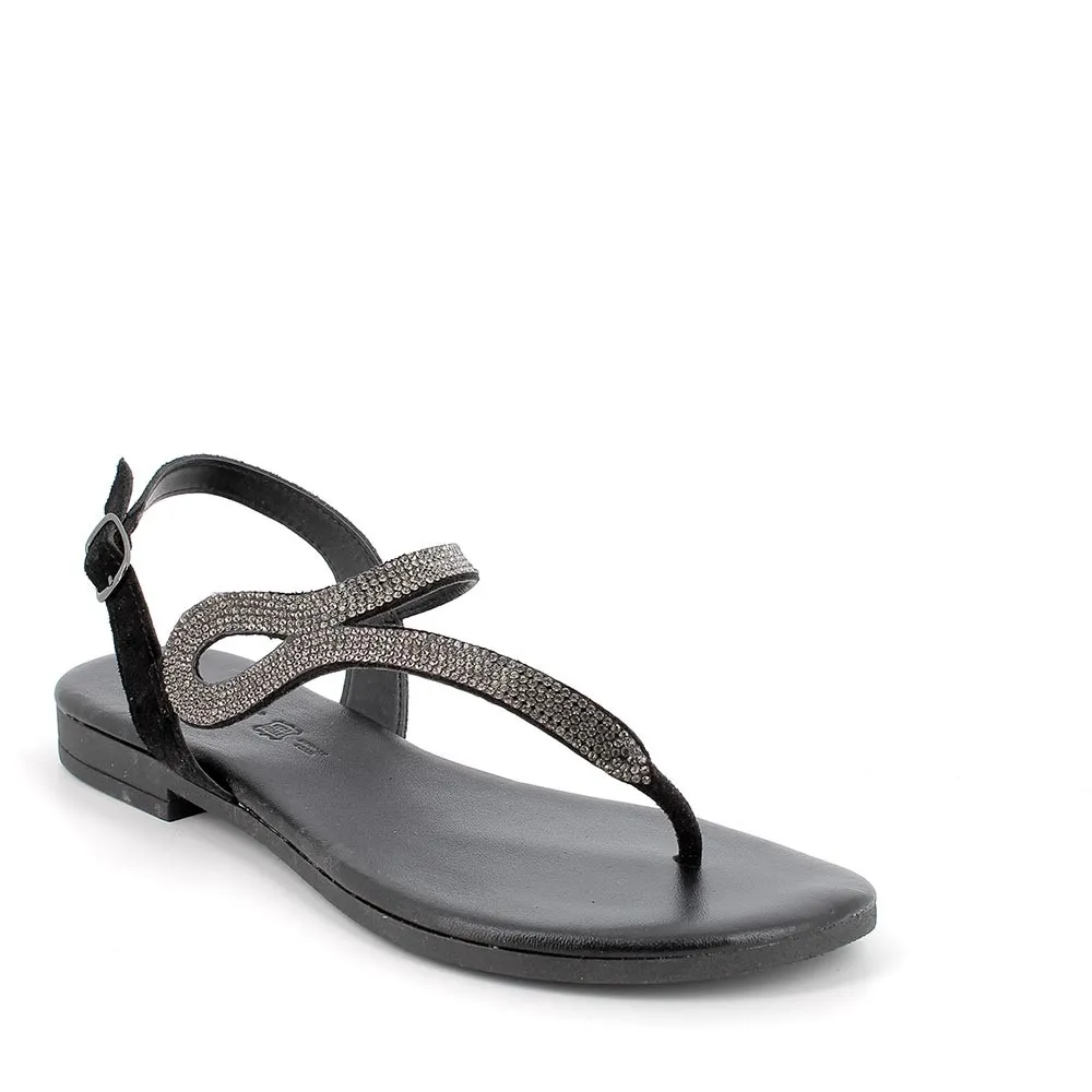 SANDALO CON INFRADITO IGI&CO DONNA SCAMOSC.SOFT NERO 3683500