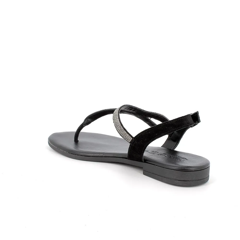 SANDALO CON INFRADITO IGI&CO DONNA SCAMOSC.SOFT NERO 3683500