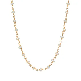 Scatter Light Pearl Choker