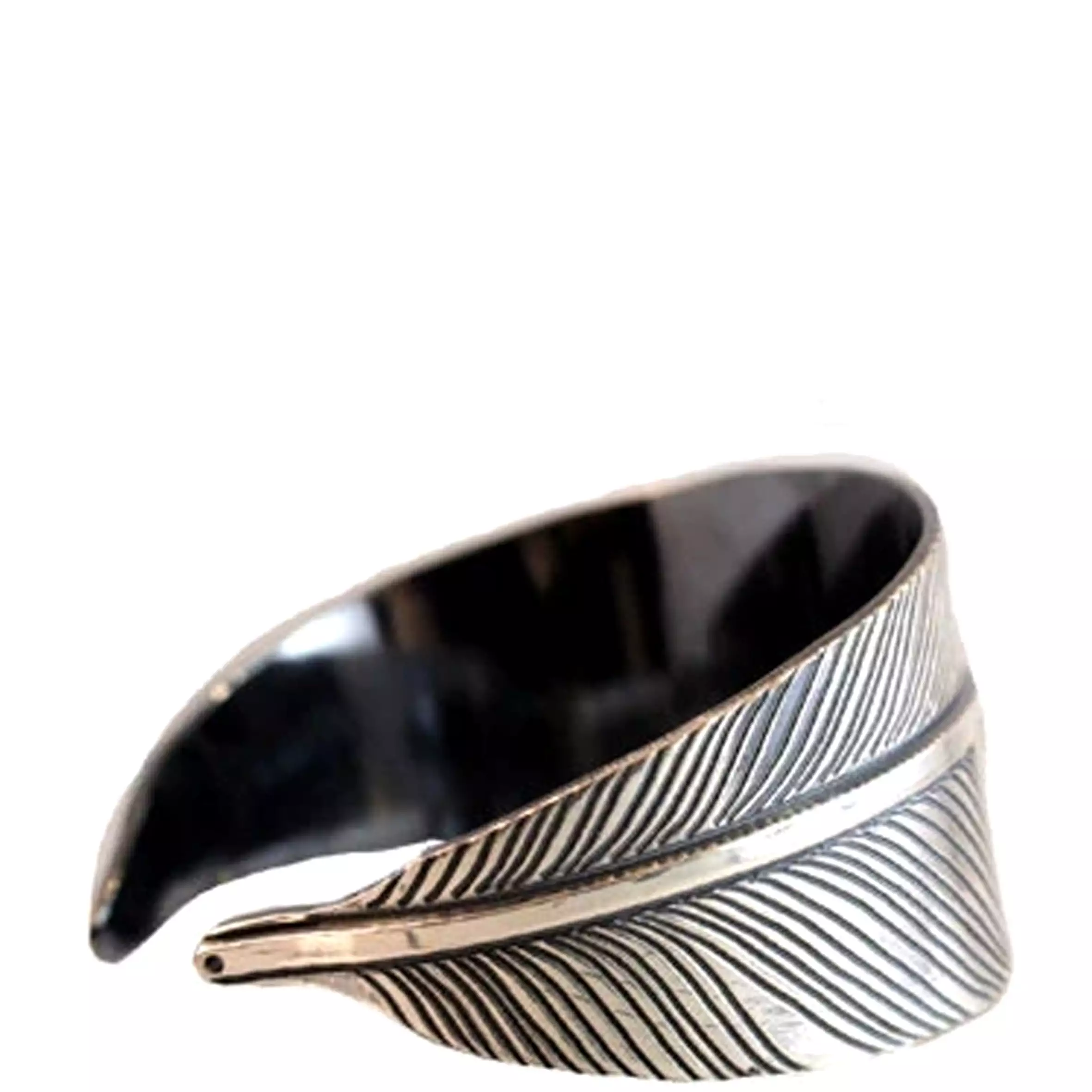 Shaded Feather Cuff, Bronze