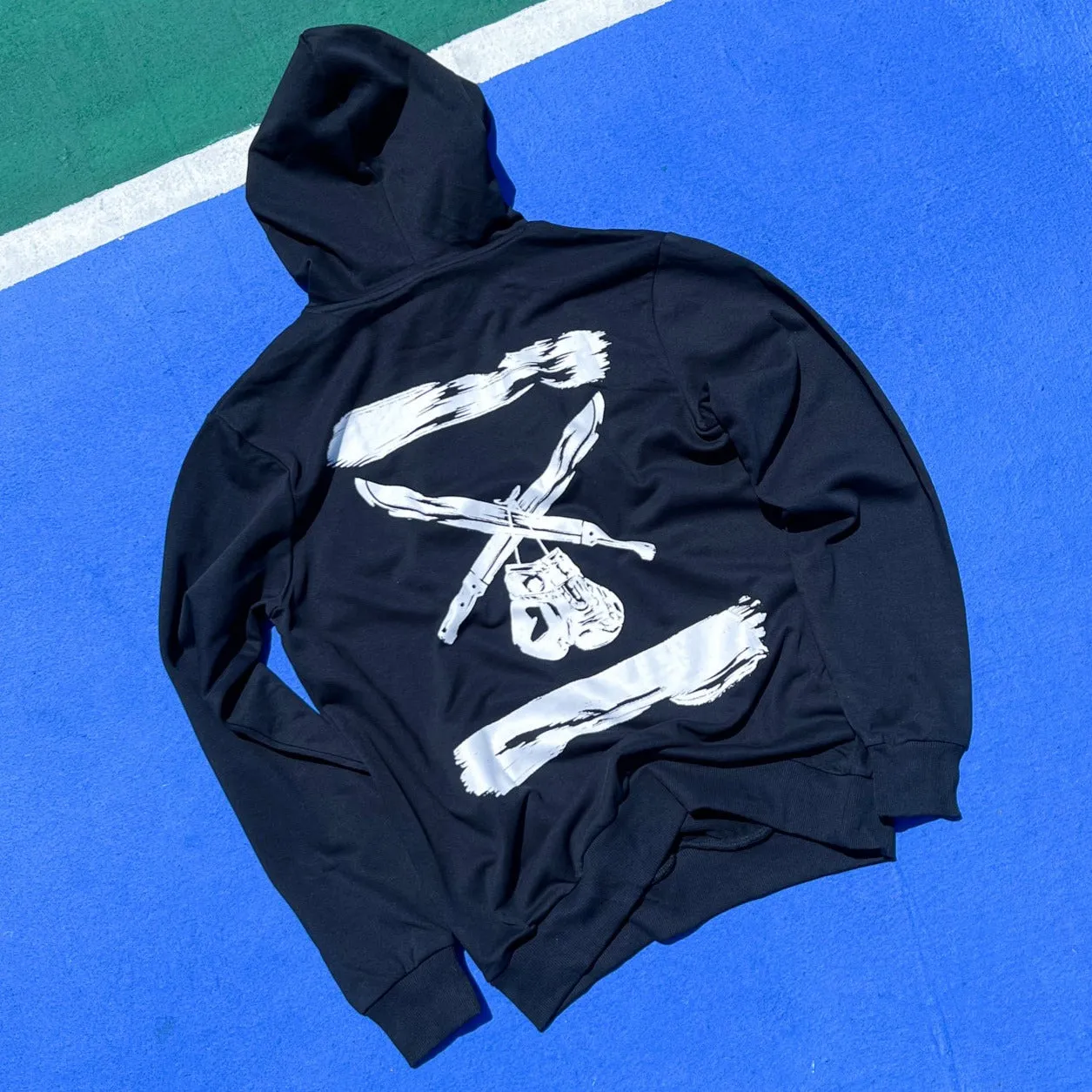 SHARPENED BLADES HOODIE - BLACK